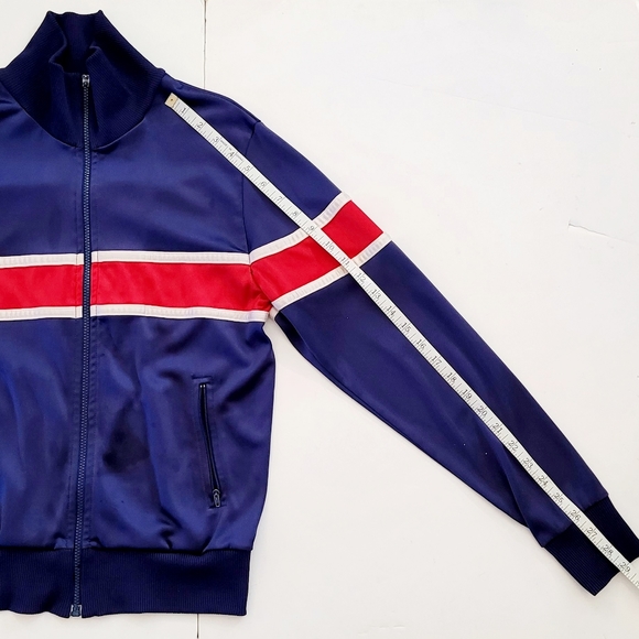Unisex Retro Vintage Track jacket - Picture 6 of 11